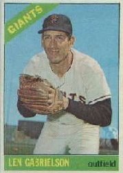 1966 Topps Baseball Cards      395     Len Gabrielson